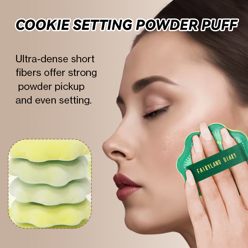 Pnnied 6PCS Powder Puff, Makeup Sponge Set with Makeup Brush & Storage Case, Beauty Blender Sponges for Powder Liquids Lotions Creams and Concealer, Gift Box, Multicolor